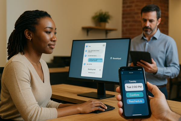 AI Front Desk: Turn Website & SMS Into Booked Appointments in 7 Days